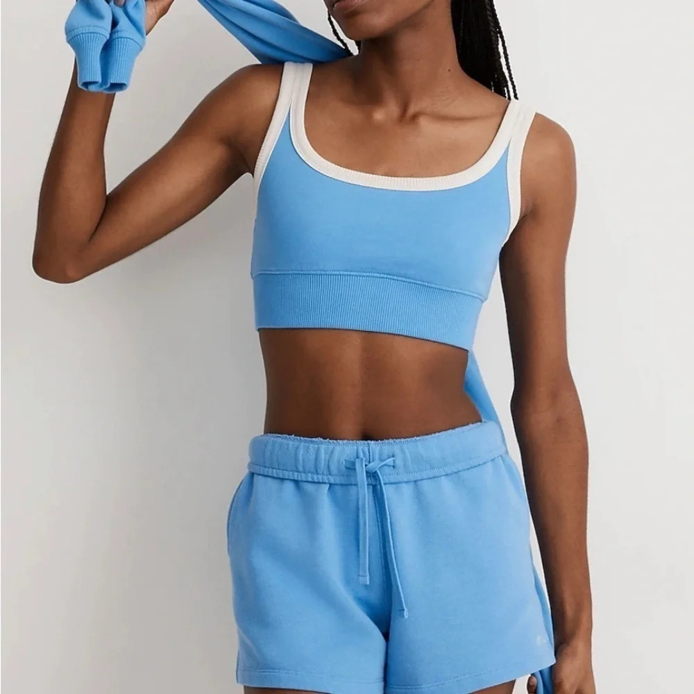 Madewell MWL Terry Ribbed Bralette size M NWT